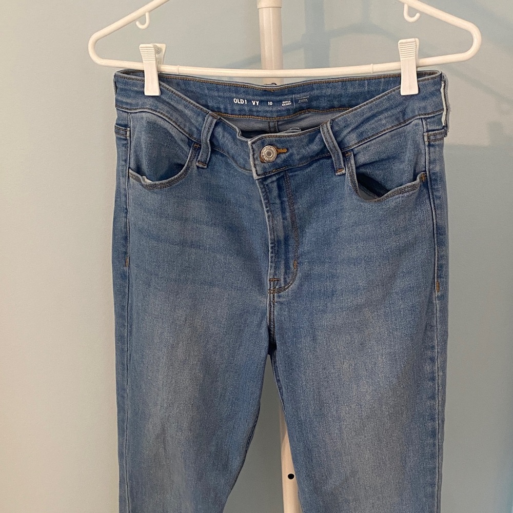 Old Navy Light Blue Super Skinny Jeans